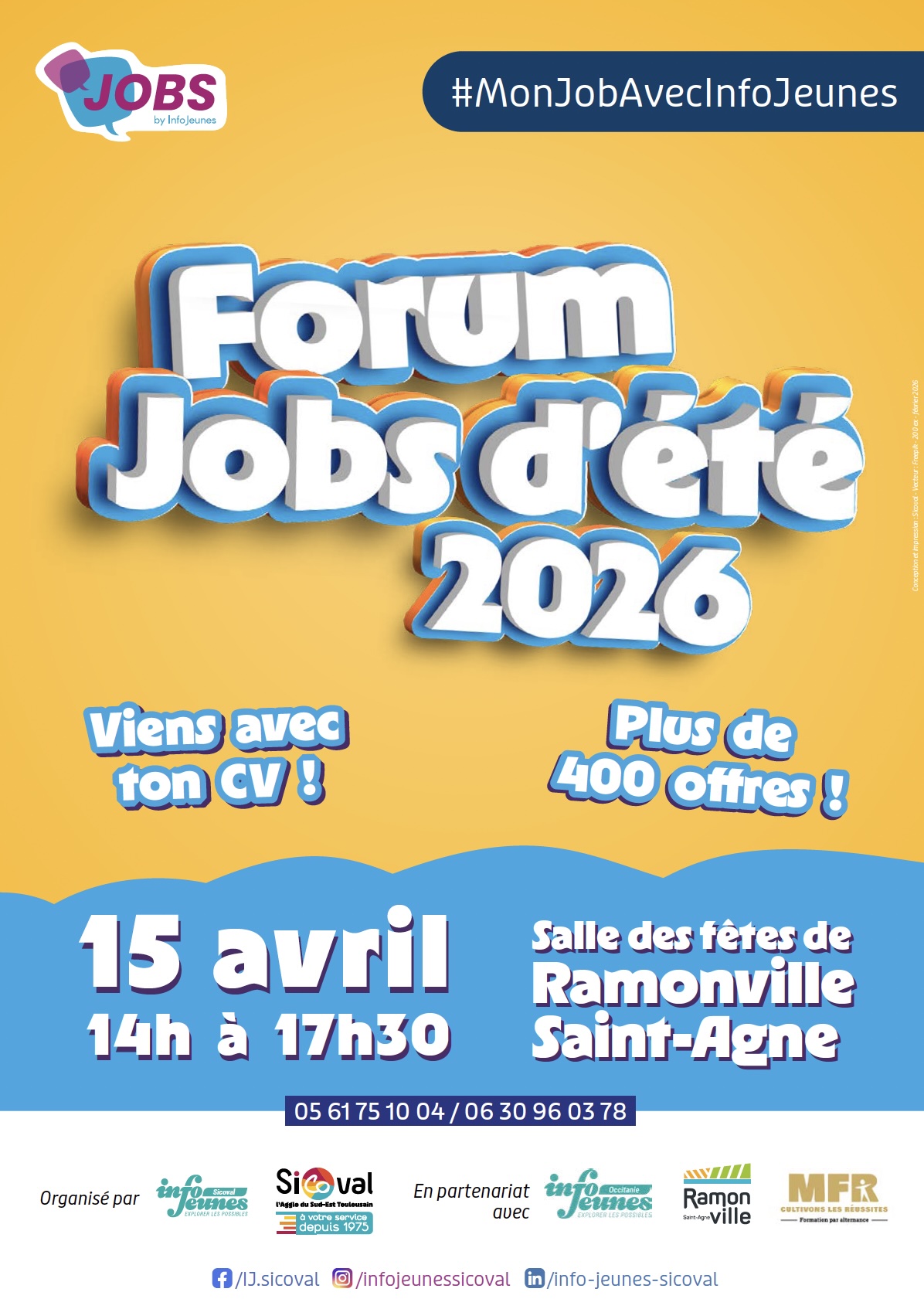 Forum Jobs d’été du Sicoval – Un moment de partage – !